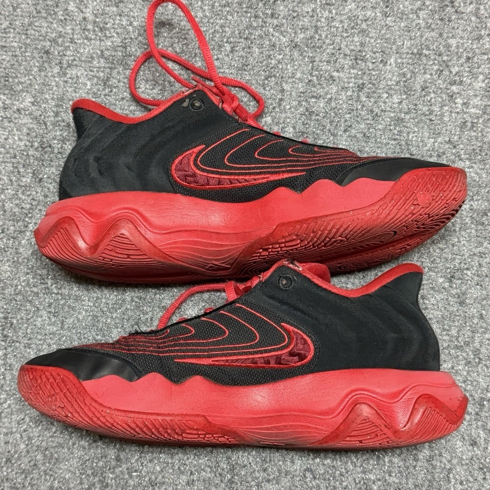 Nike Giannis Immortality 4 Mens 8.5 Black Red Bred Basketball FQ3680-004